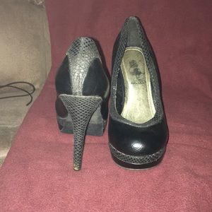 Baby phat black heels. Worn three times.
